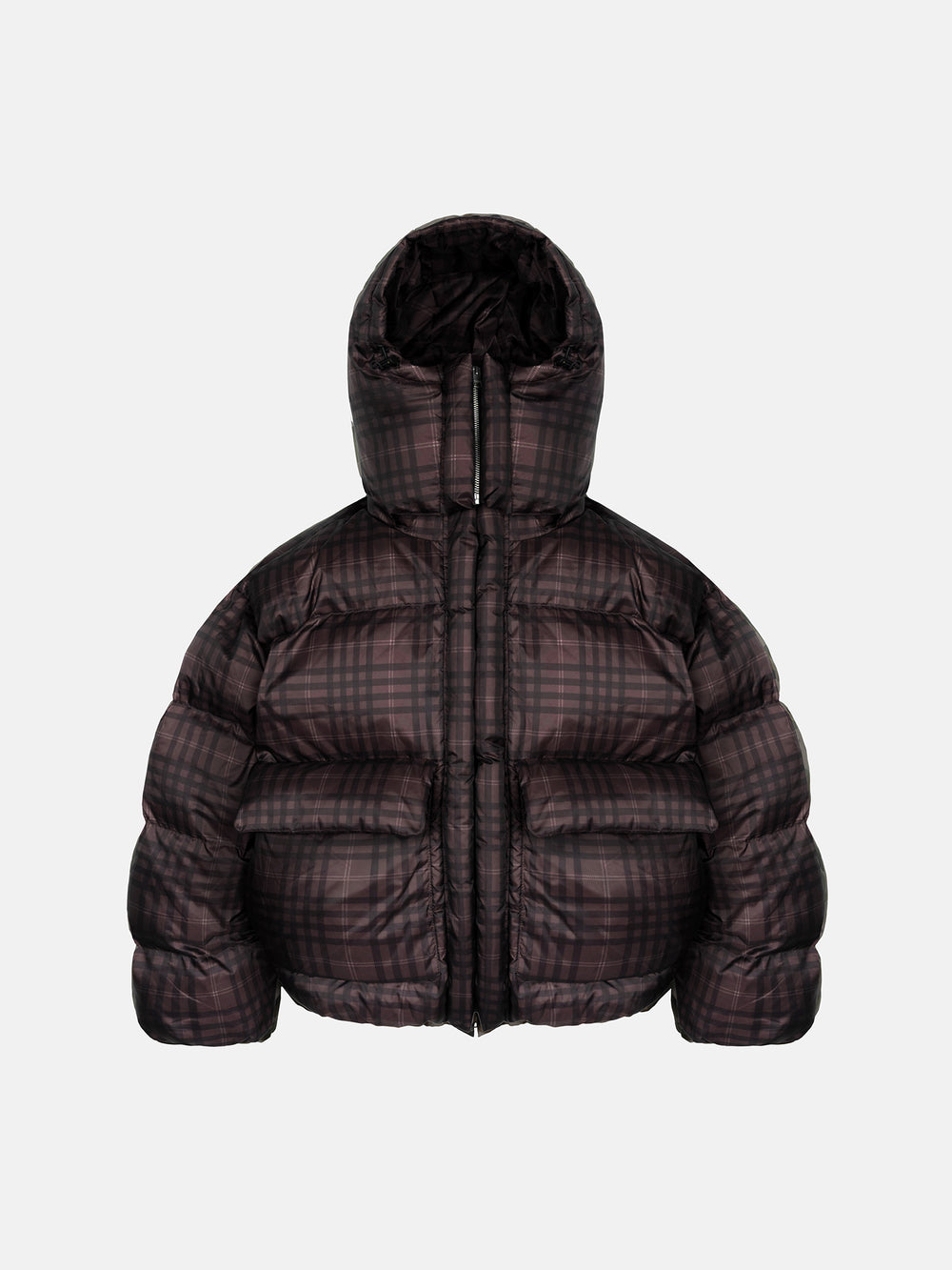 PUFFY JACKET - TARTAN
