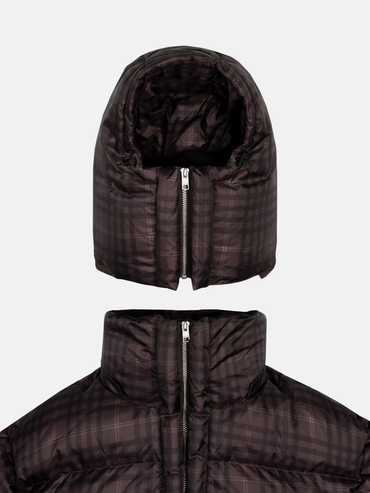 PUFFY JACKET - TARTAN