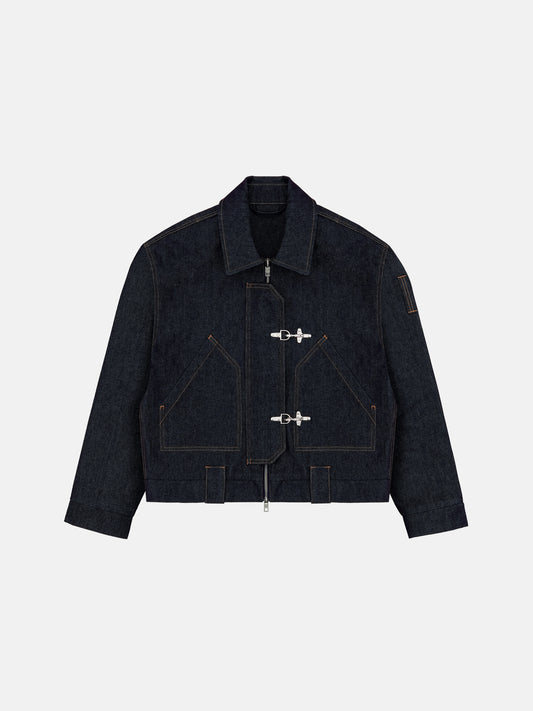 FATIGUE JACKE - RAW DENIM