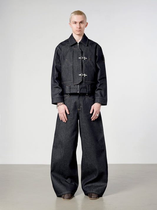 FATIGUE JACKE - RAW DENIM