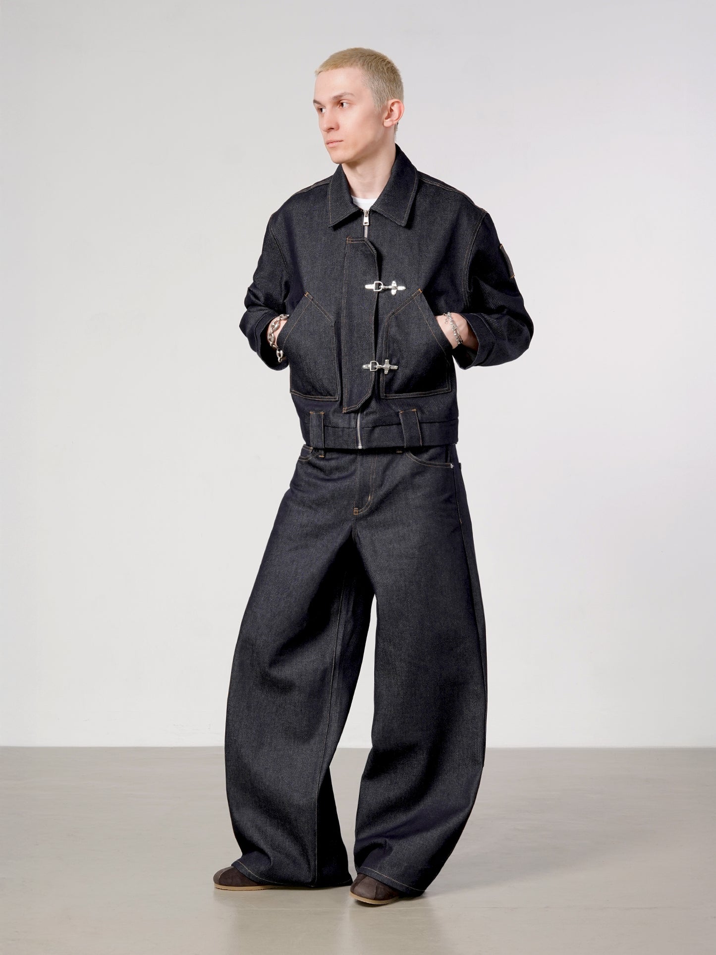FATIGUE JACKE - RAW DENIM