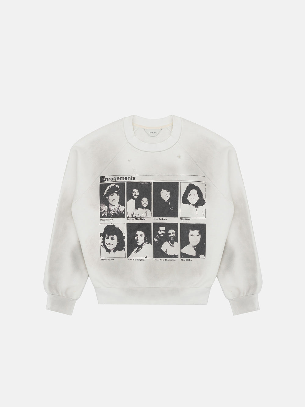 VINTAGE CREWNECK - DIRTY WHITE ENRAGEMENTS
