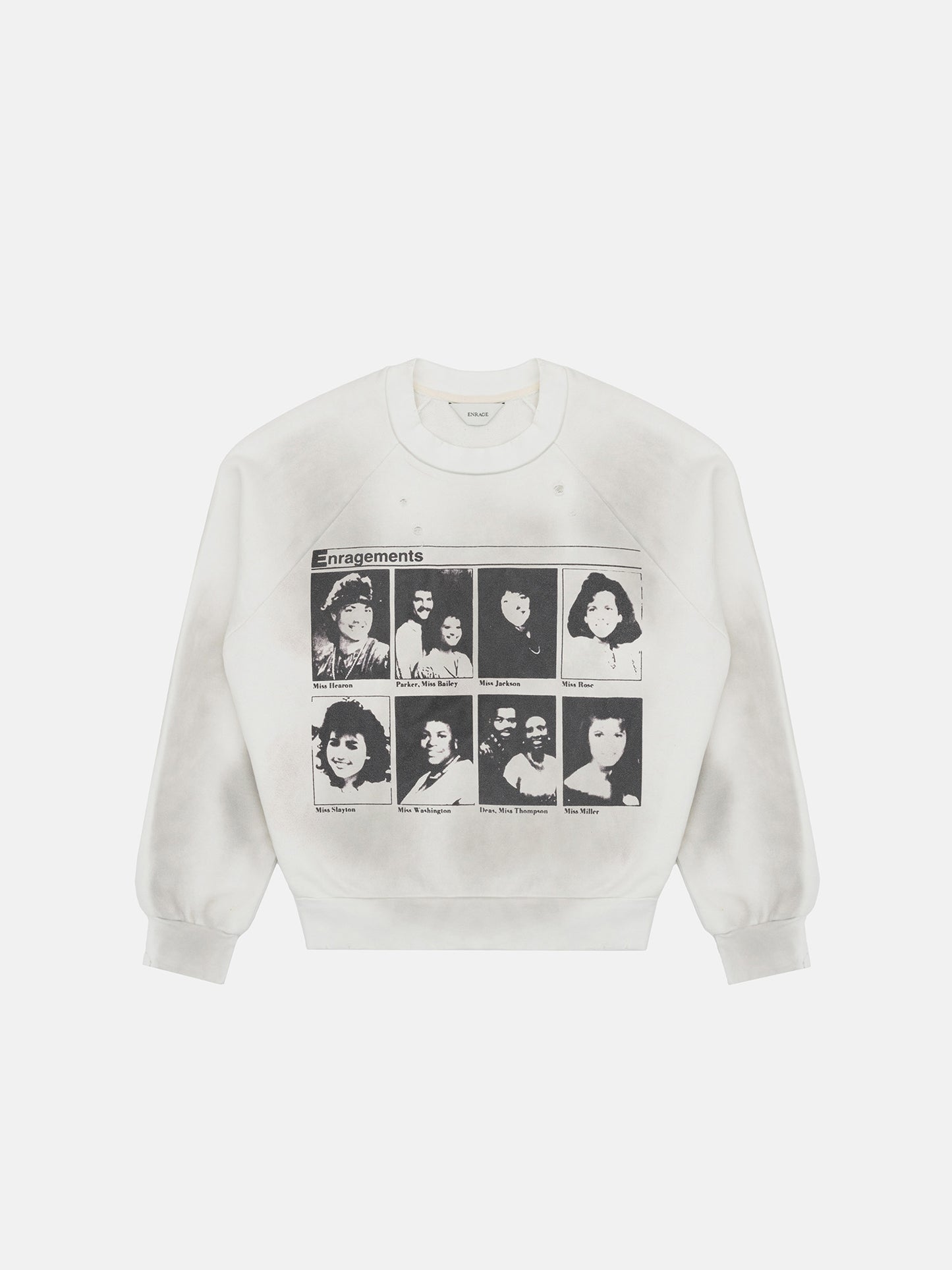 VINTAGE CREWNECK - DIRTY WHITE ENRAGEMENTS