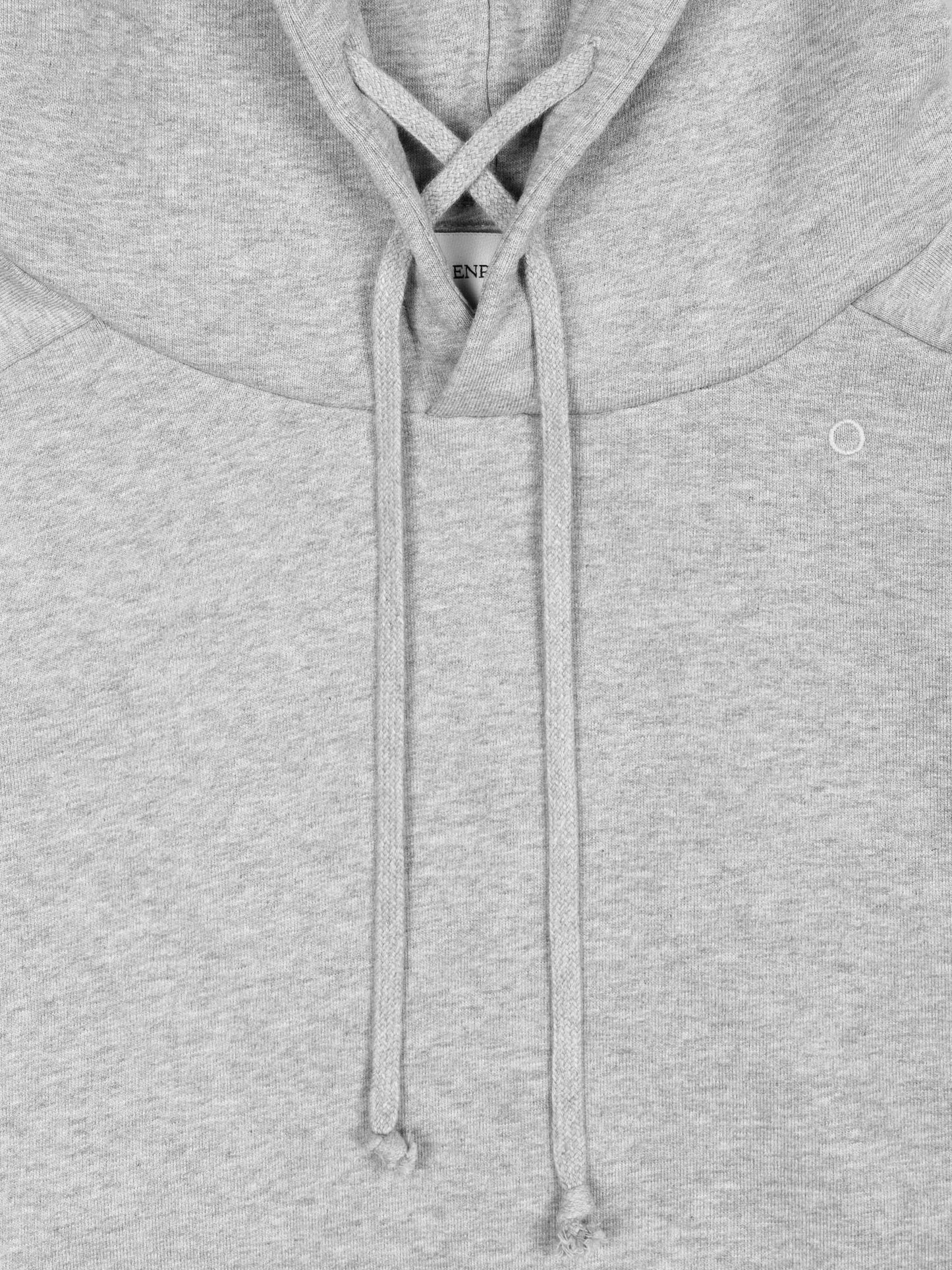 RETRO DRAWSTRING HOODIE - GRAY