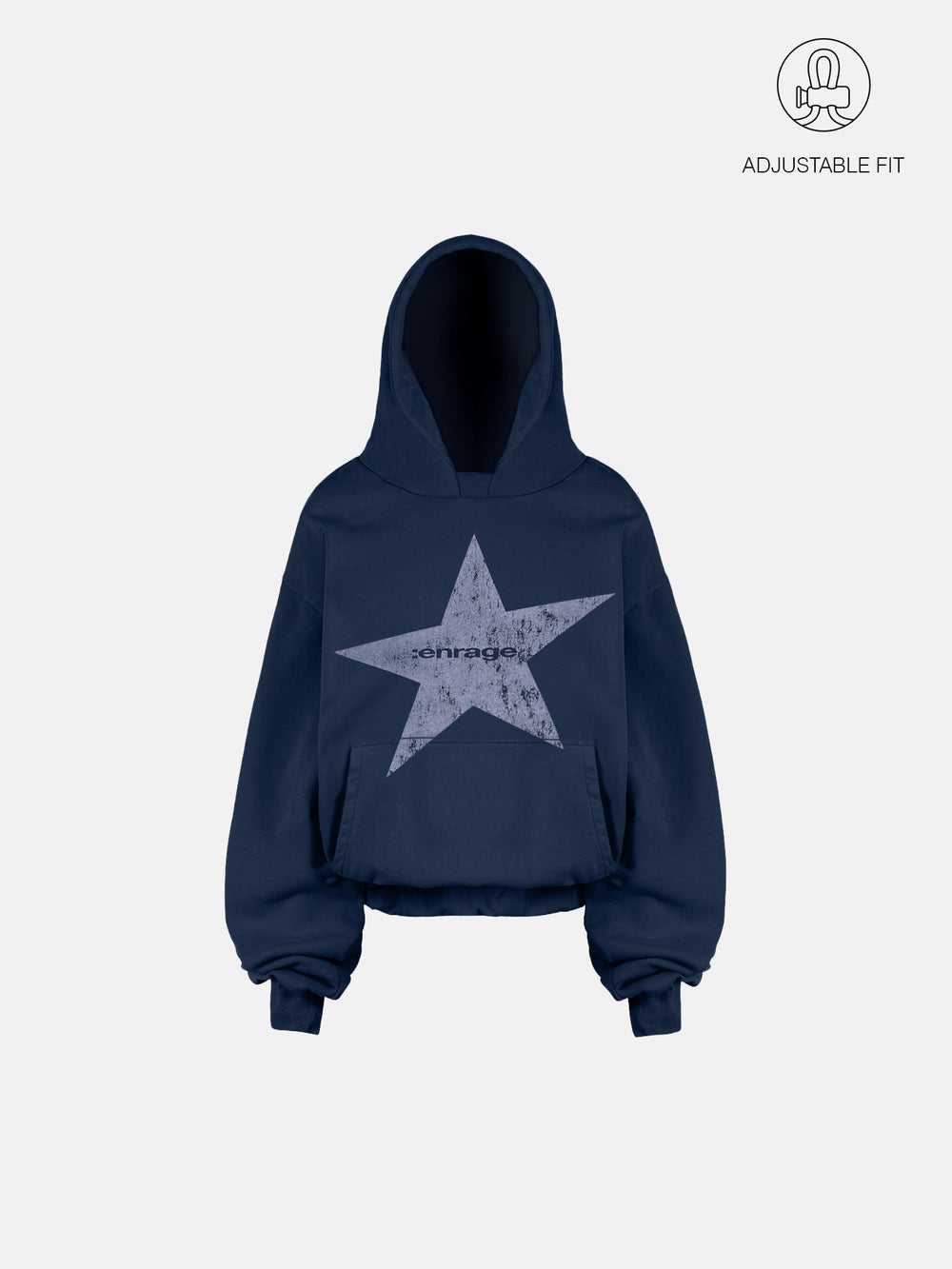 STAR HOODIE - RICH NAVY
