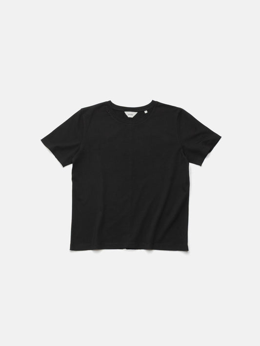 ROUND NECK TEE - BLACK