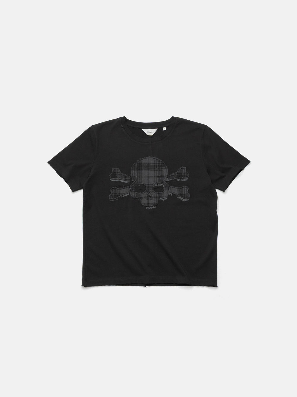 ROUND NECK TEE - BLACK SKULL
