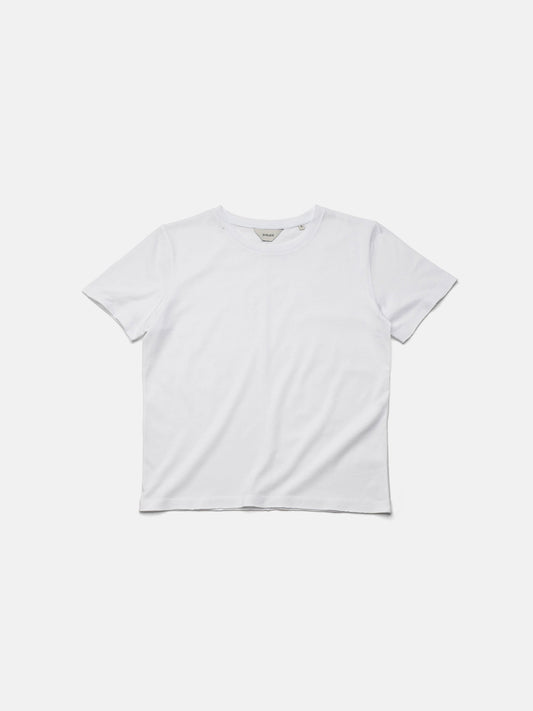 ROUND NECK TEE - WHITE