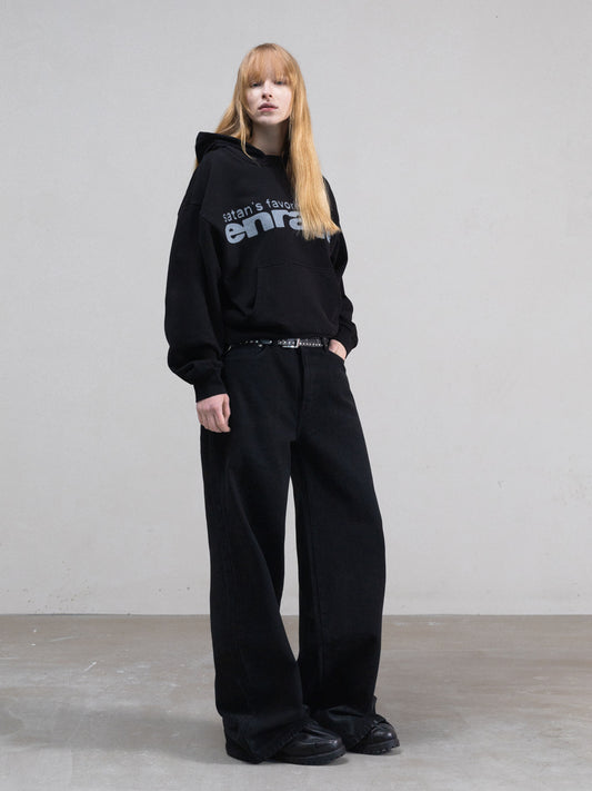 THE SATAN'S FAVORITE HOODIE - SCHWARZ