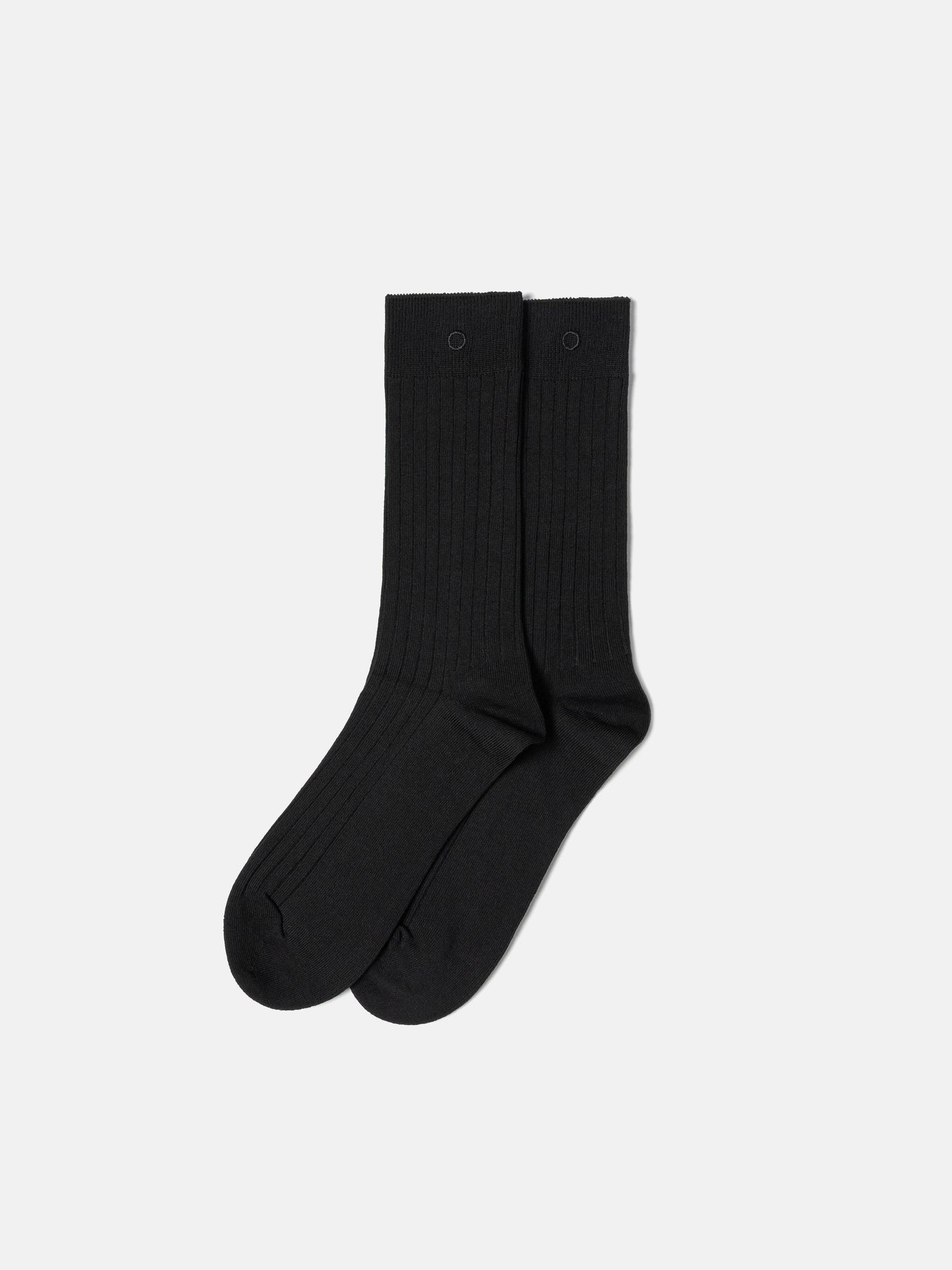 RIBBED SOCKS - BLACK