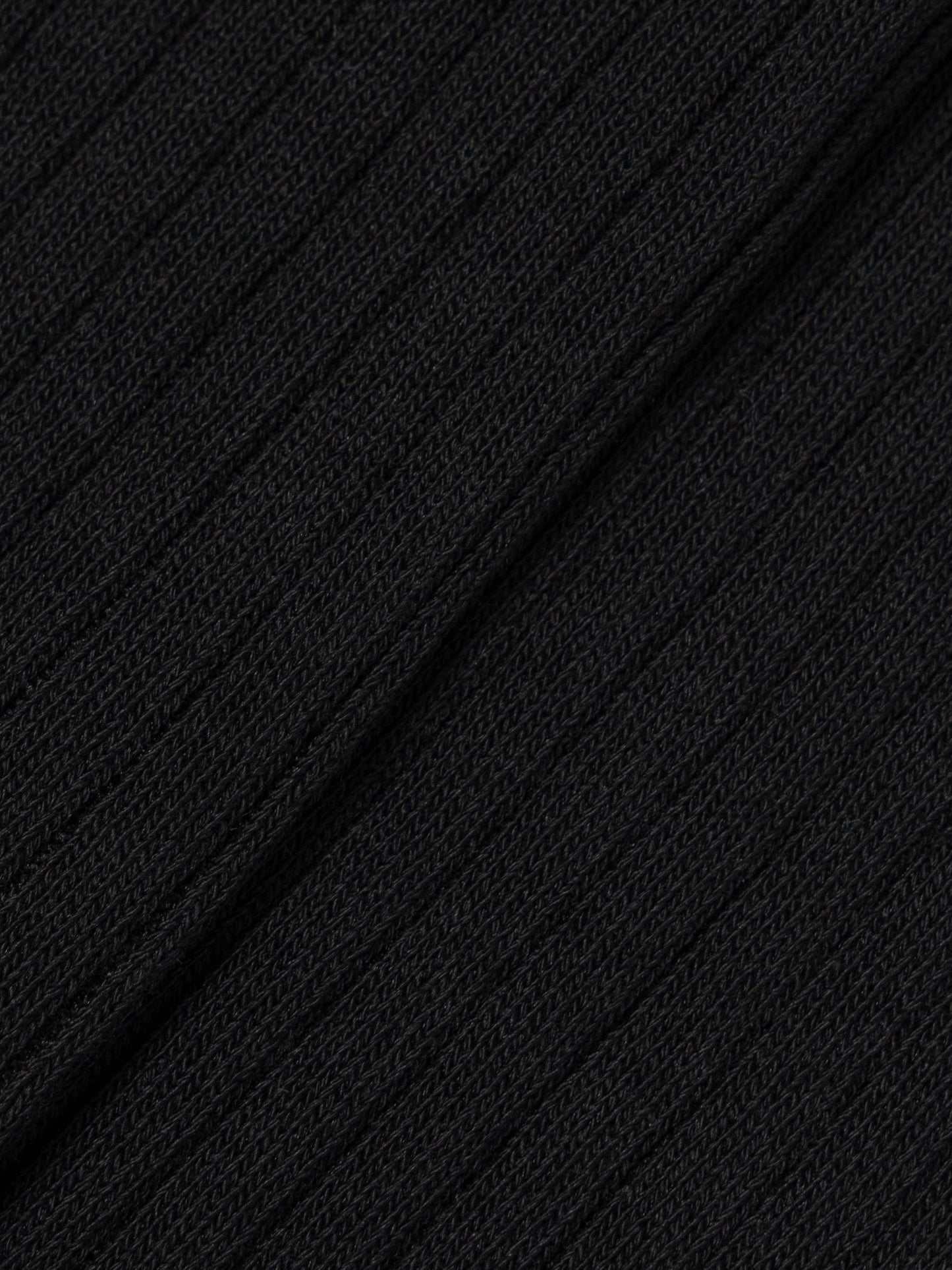 RIBBED SOCKS - BLACK