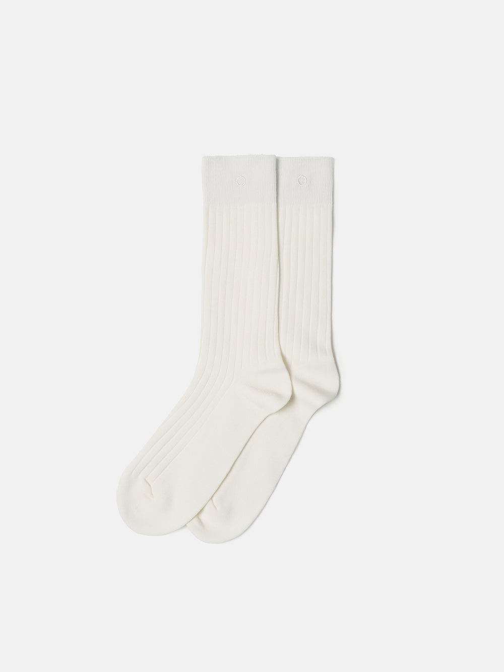 RIBBED SOCKS - WHITE
