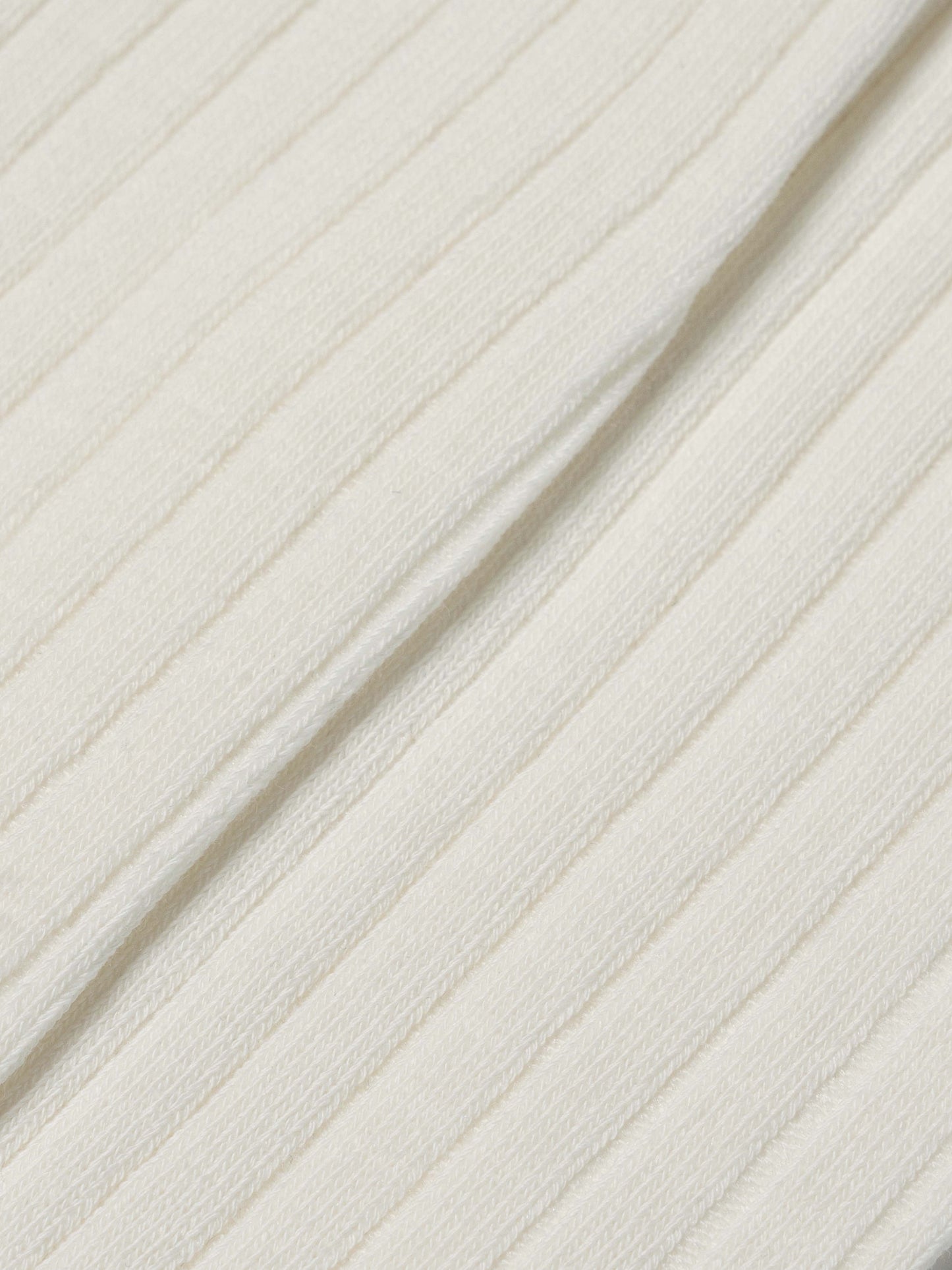 RIBBED SOCKS - WHITE