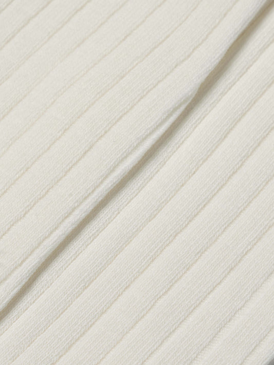 RIBBED SOCKS - WHITE