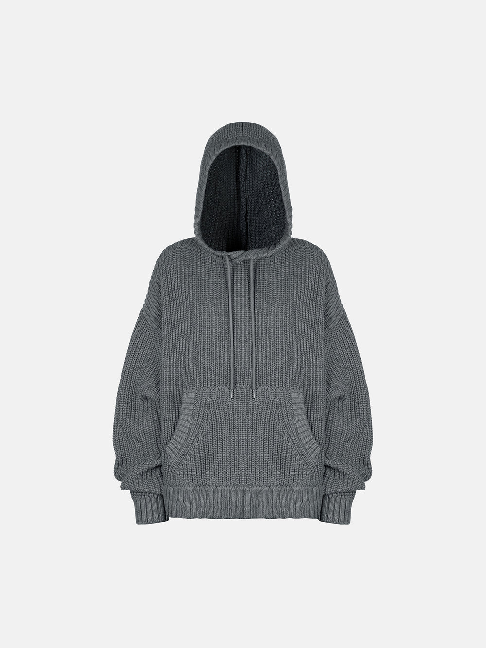 SWEATER HOODIE - GRAY