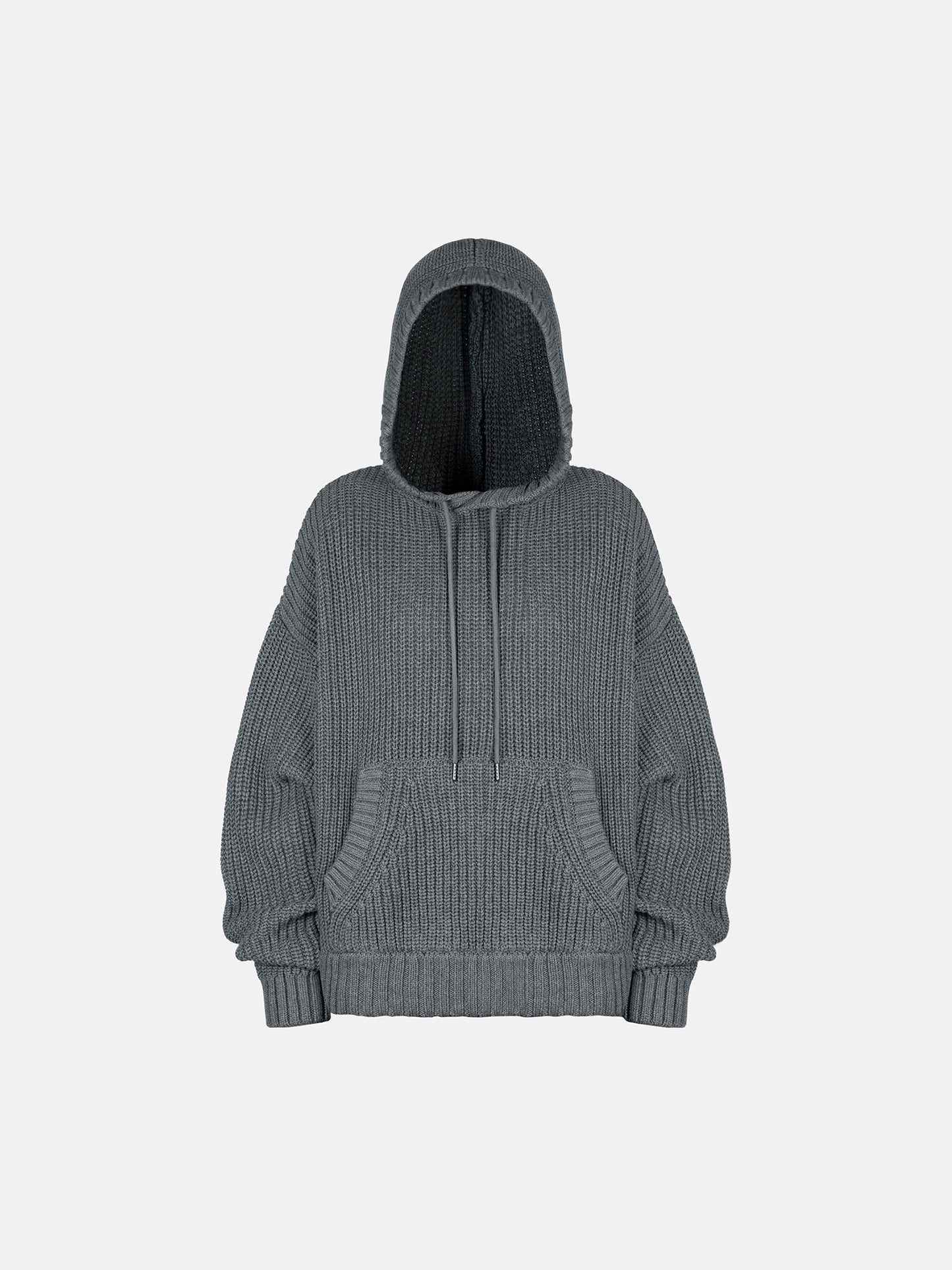 SWEATER HOODIE - GRAY