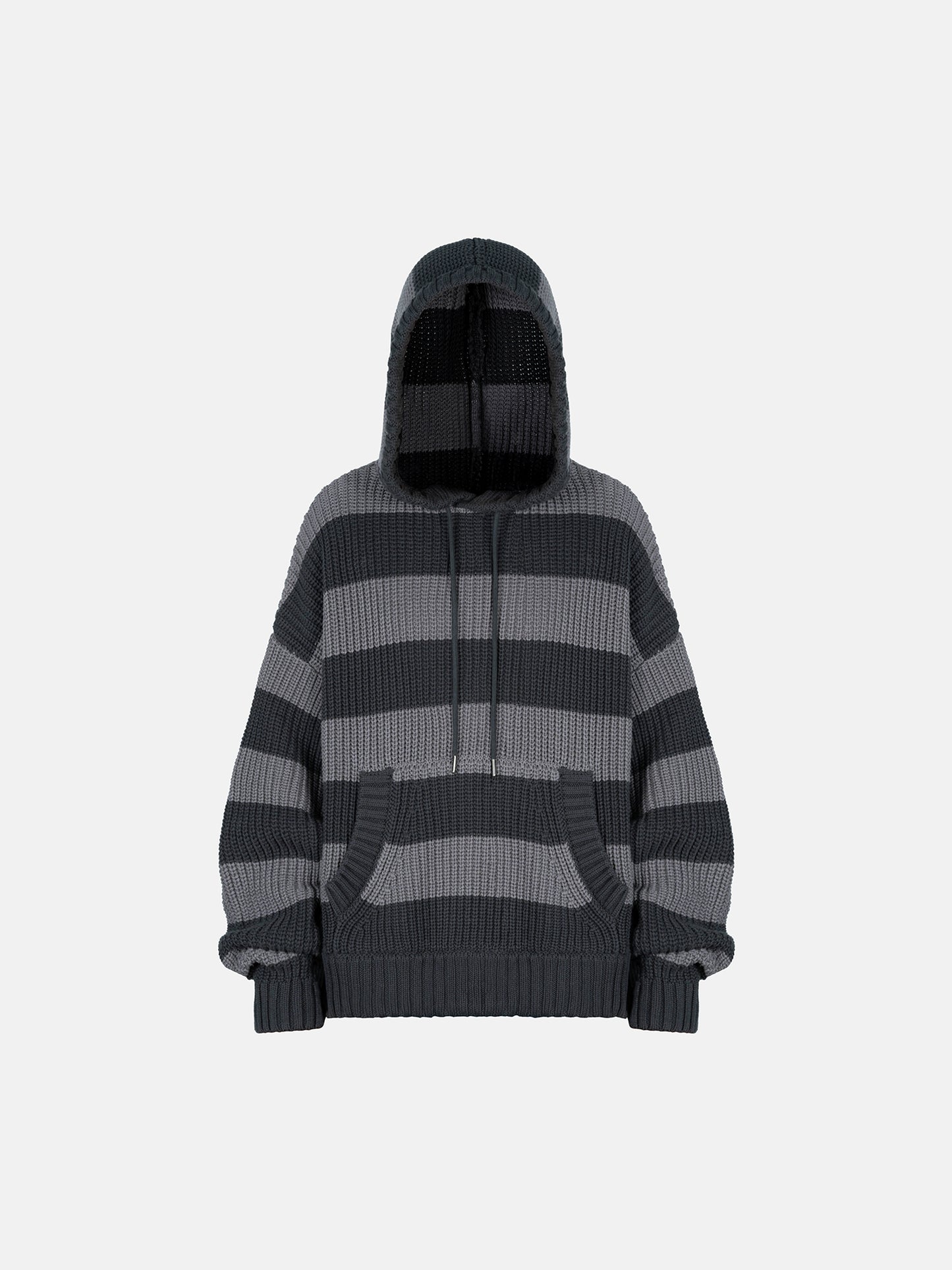 SWEATER HOODIE - STRIPED