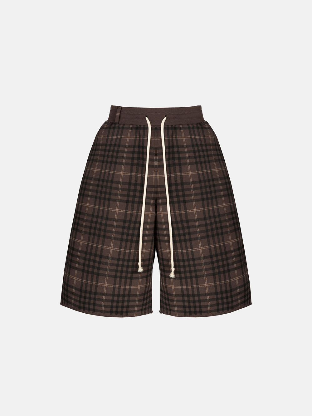 THE BLANC MAXI SHORTS - TARTAN