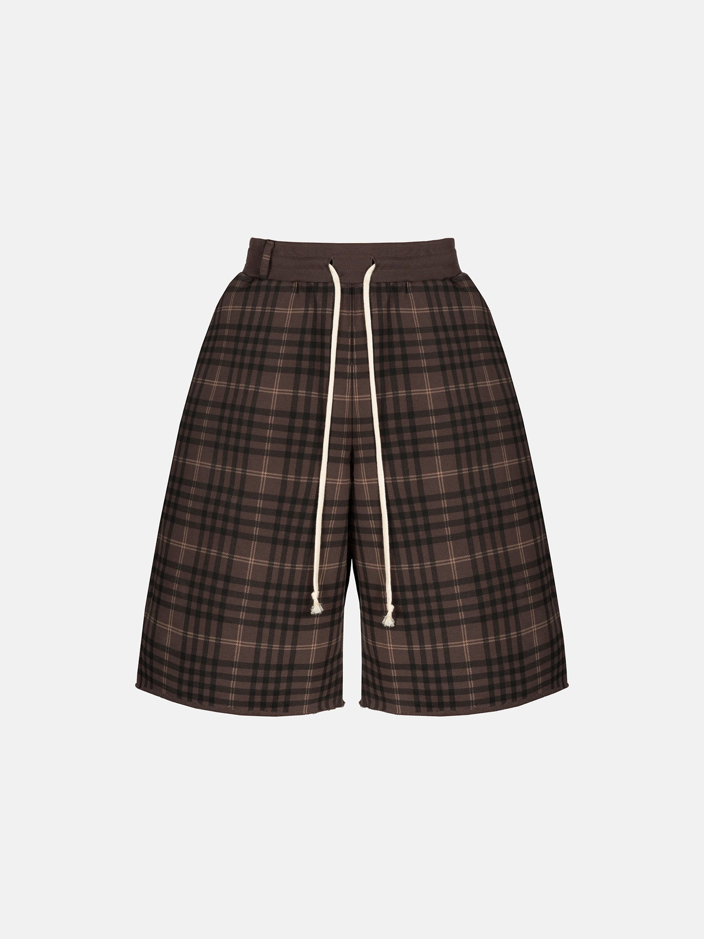 THE BLANC MAXI SHORTS - TARTAN
