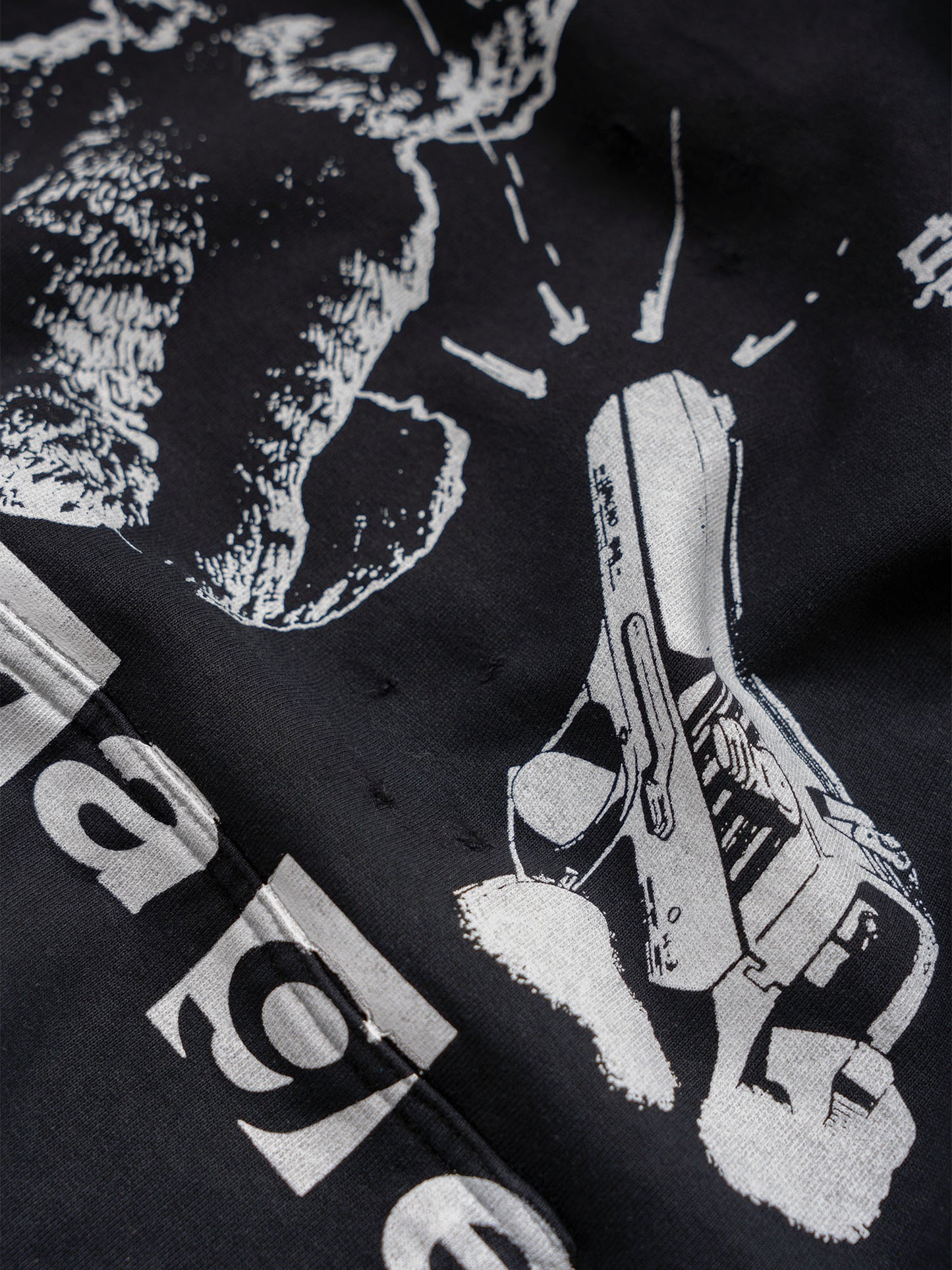 TEDDY HOODIE - VINTAGE BLACK