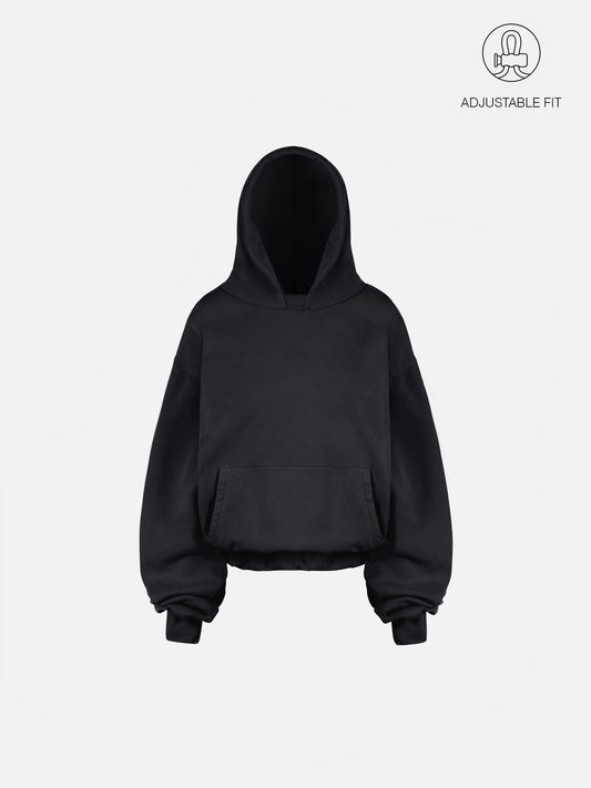 THE BLANC HOODIE - VINTAGE BLACK