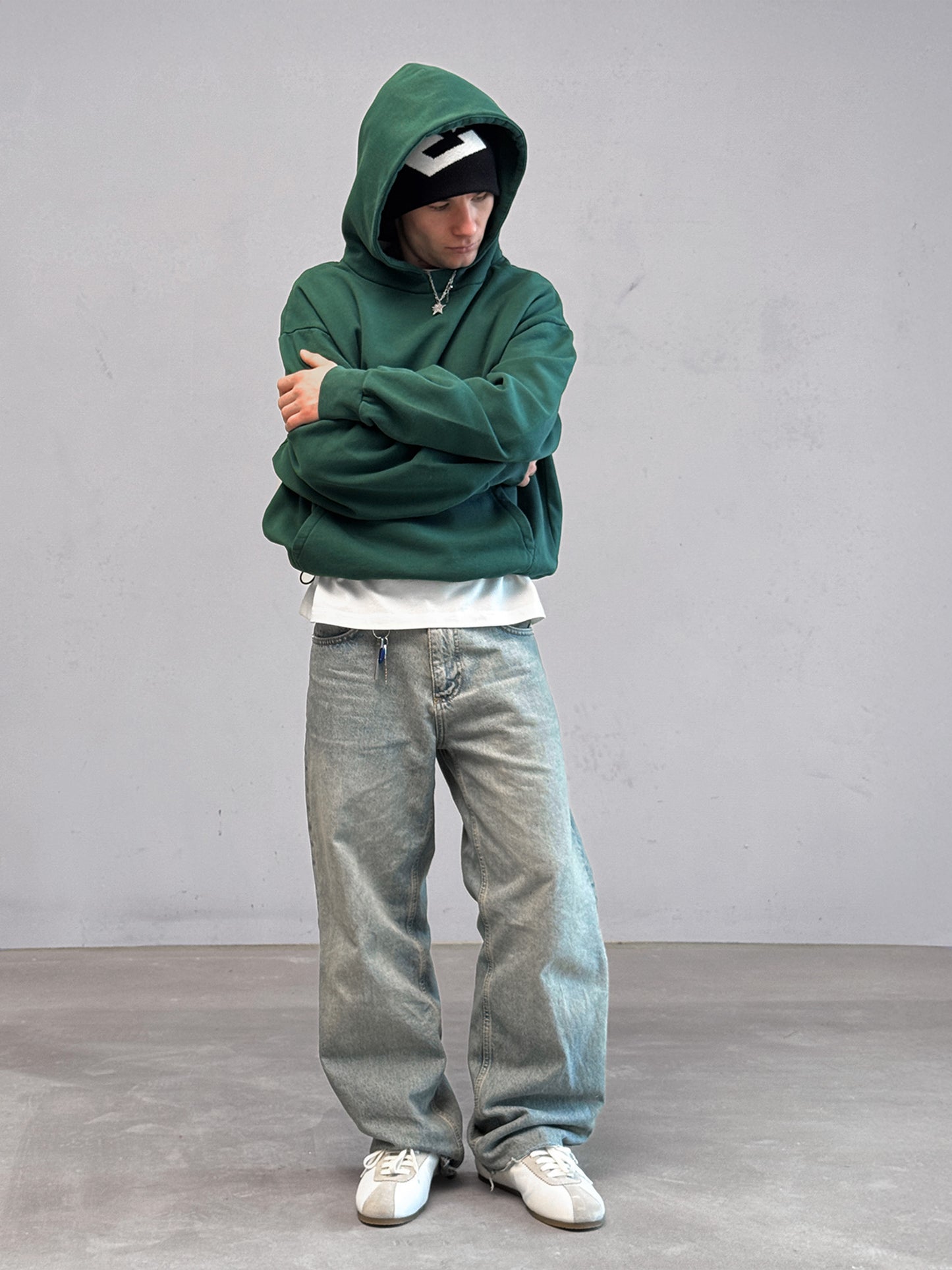 THE BLANC HOODIE - RACING GRÜN