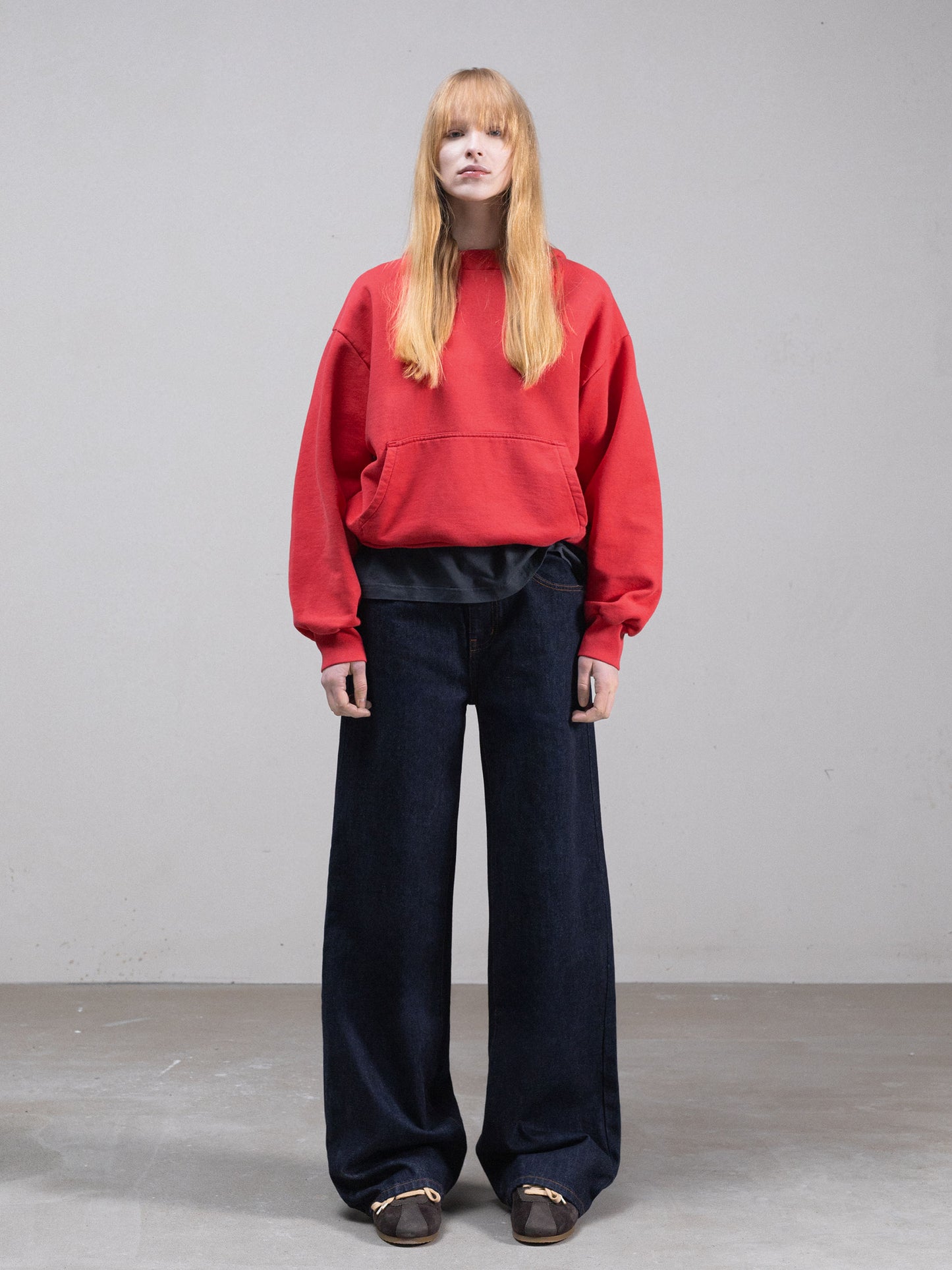 THE BLANC HOODIE - VINTAGE RED