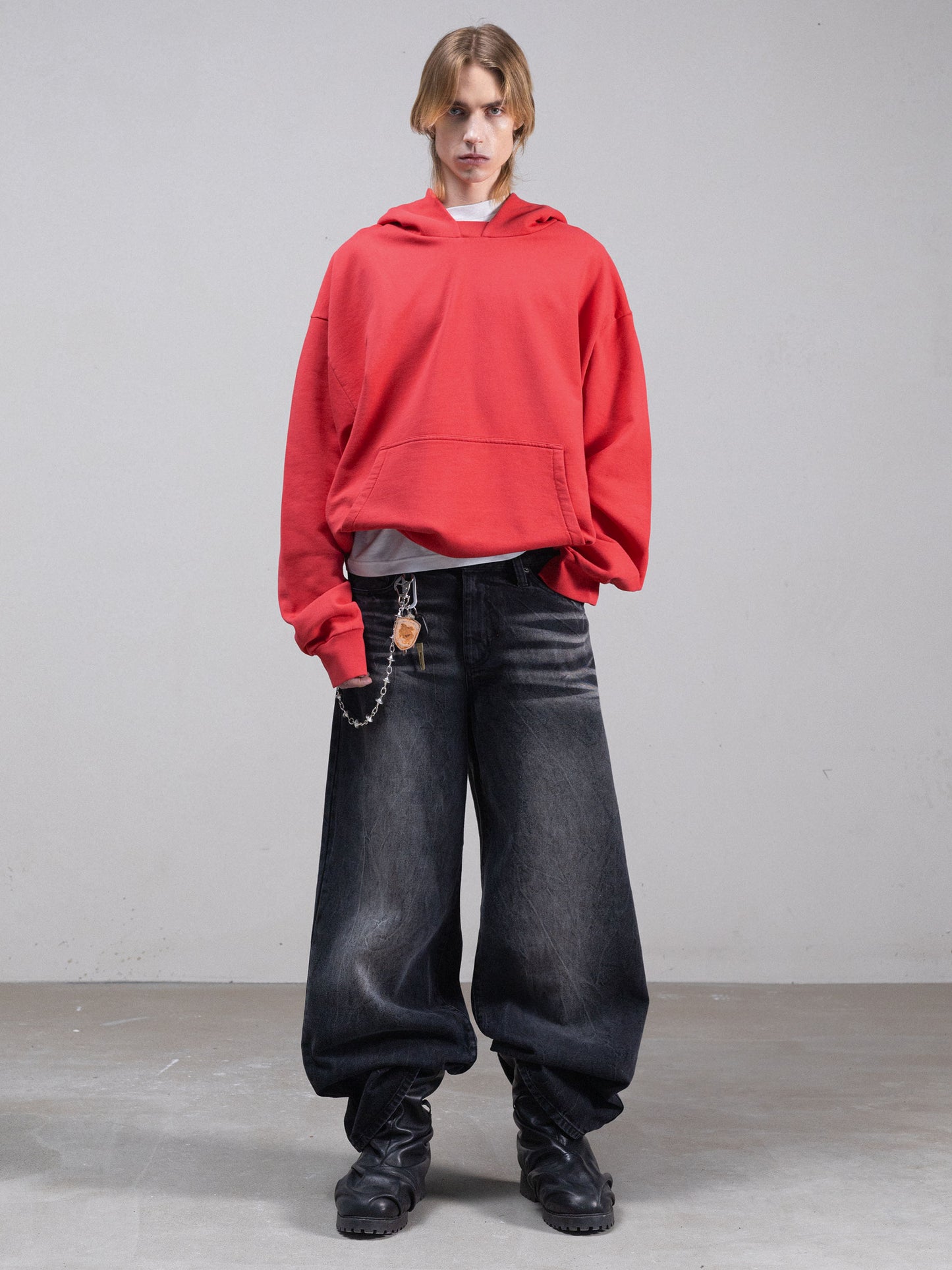 THE BLANC HOODIE - VINTAGE RED