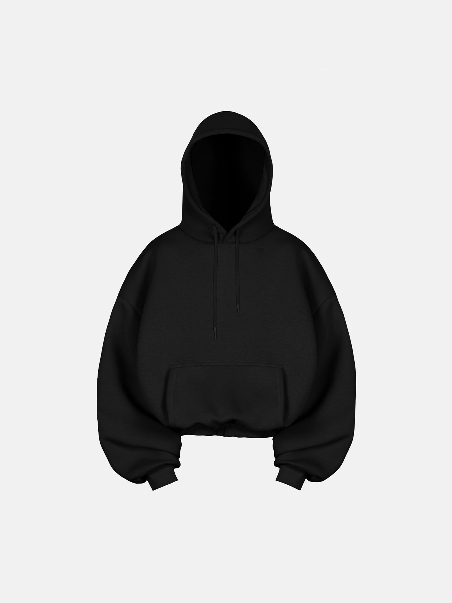 BUBBLE HOODIE - BLACK