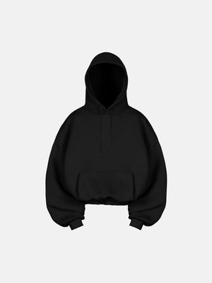 BUBBLE HOODIE - BLACK
