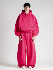 BUBBLE SWEATPANTS - HOT PINK