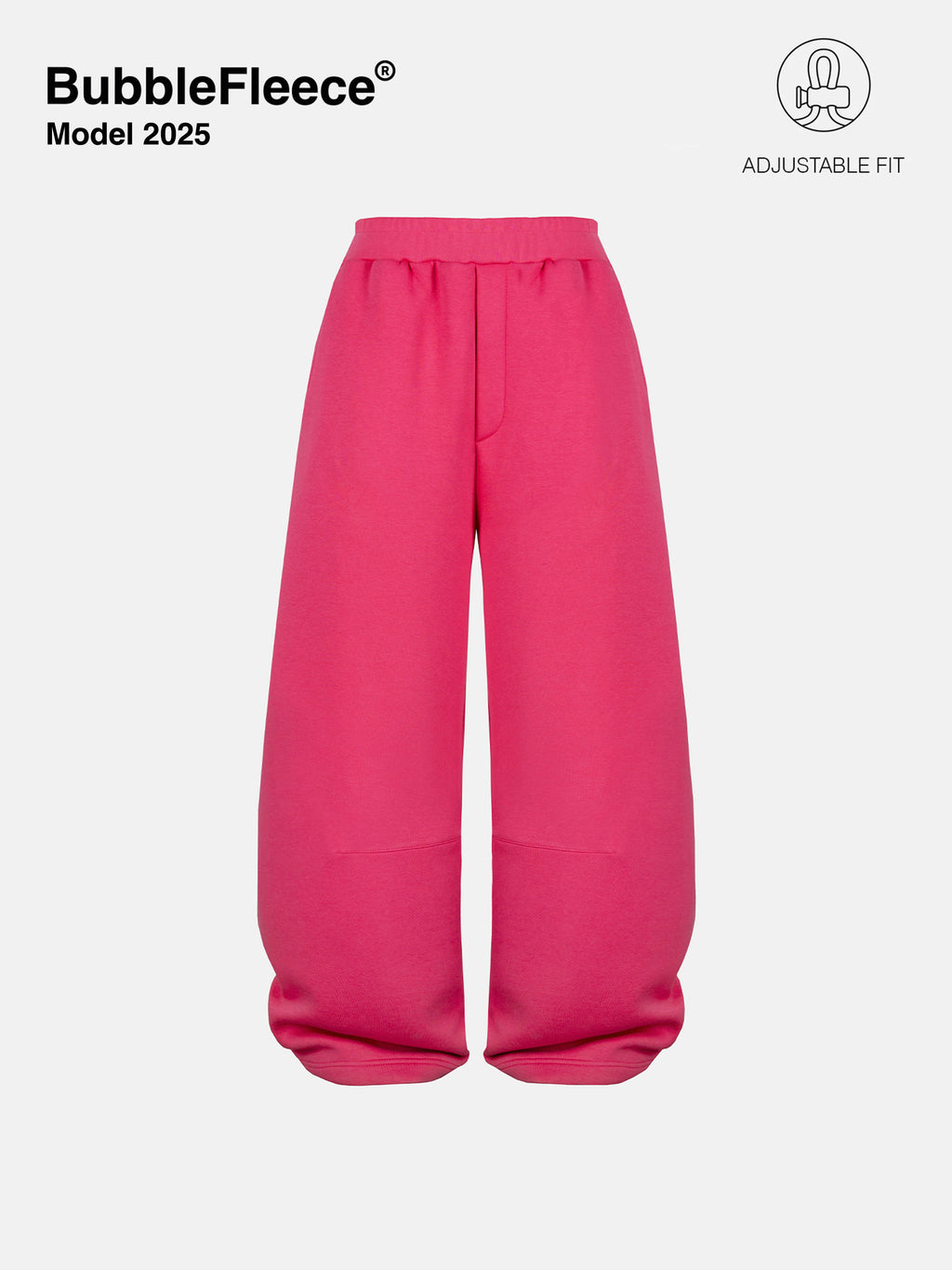 BUBBLE SWEATPANTS - HOT PINK 2025 MODEL