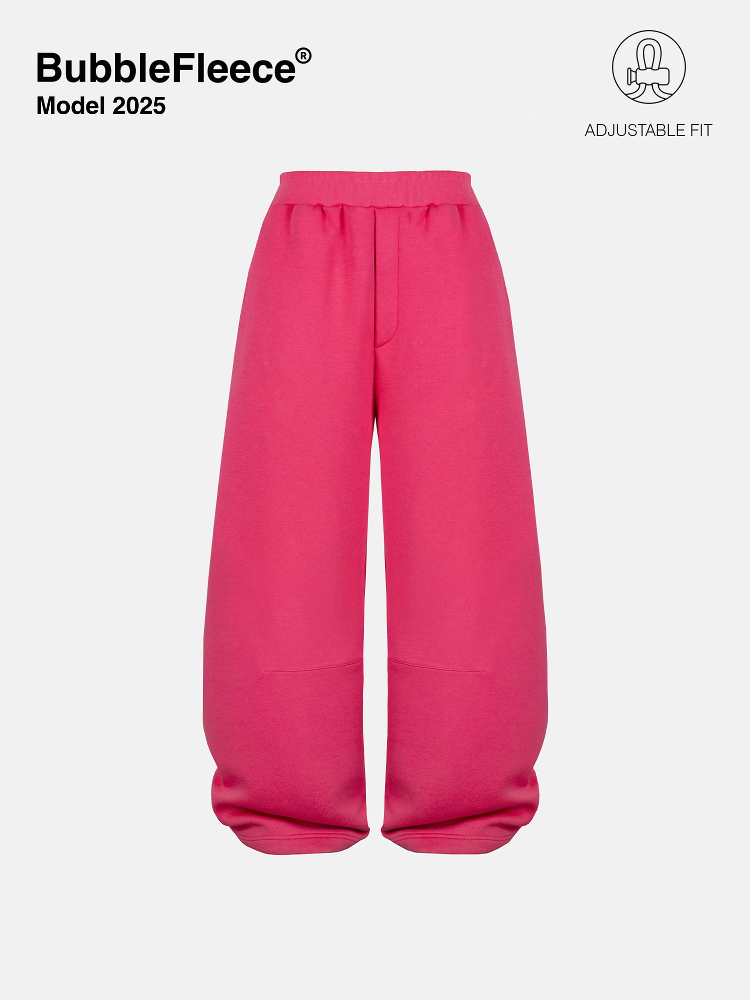BUBBLE SWEATPANTS - HOT PINK 2025 MODEL
