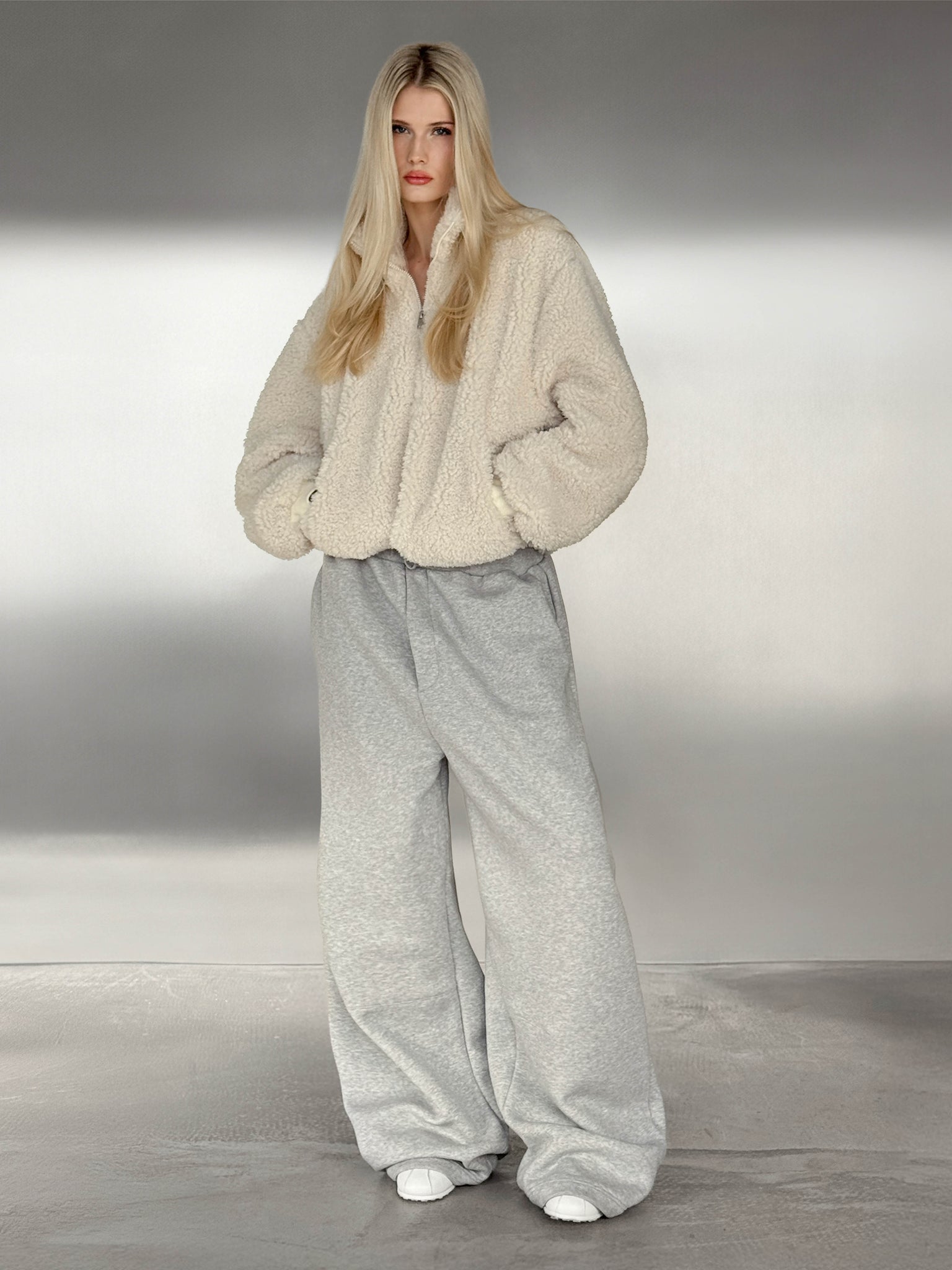 SHERPA FLEECE - ECRU
