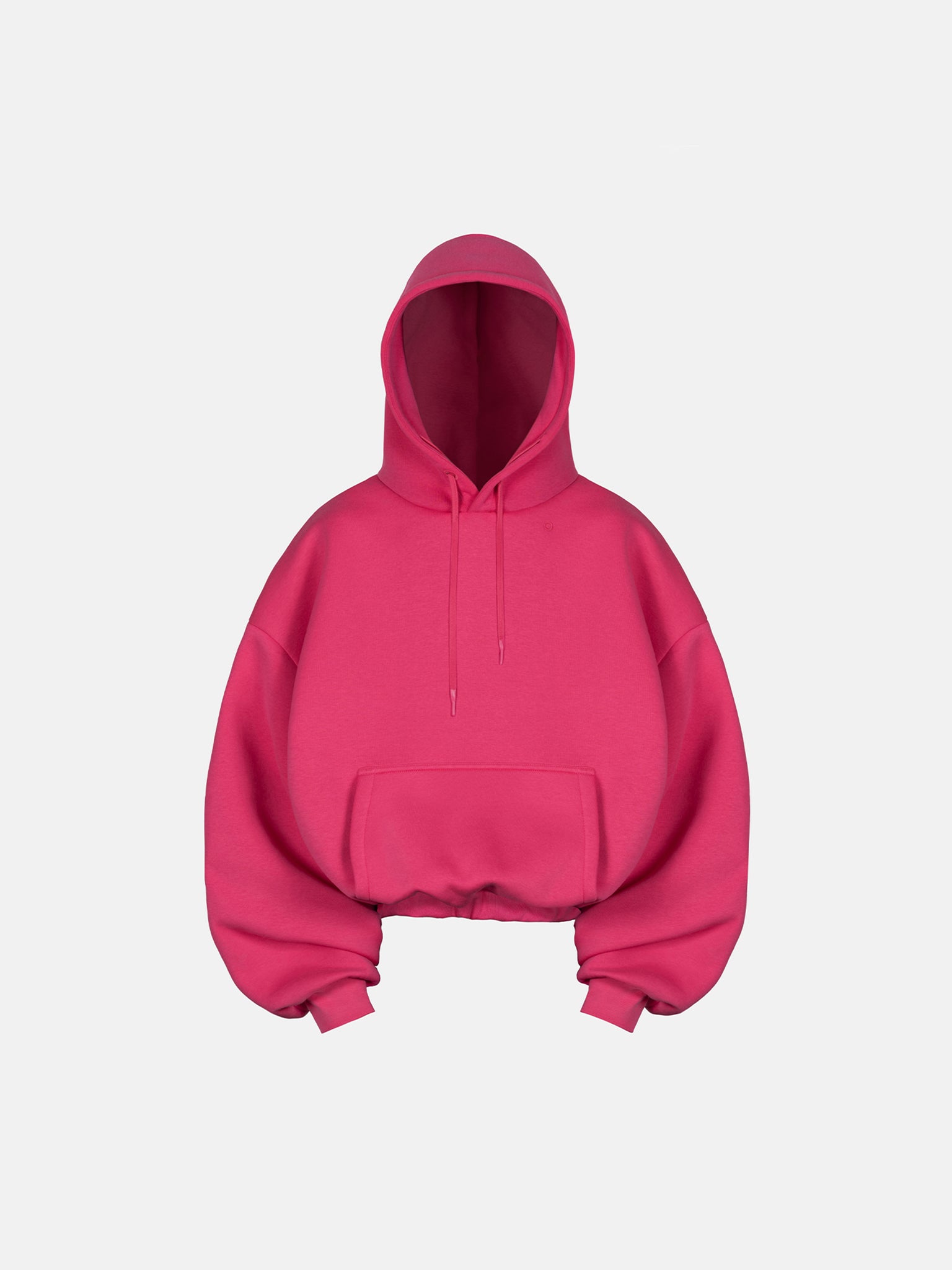 BUBBLE HOODIE - HOT PINK