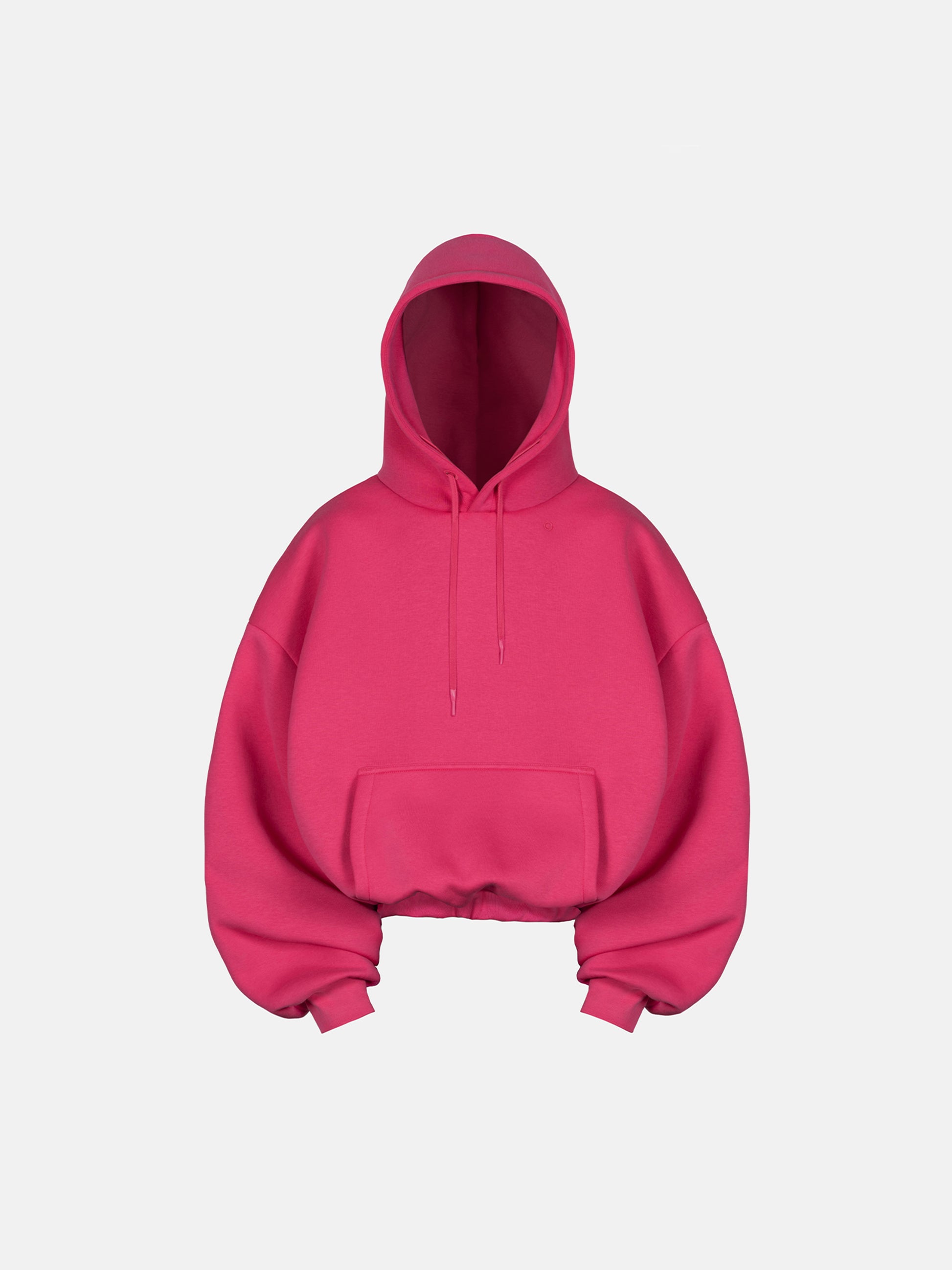 BUBBLE HOODIE - HOT PINK