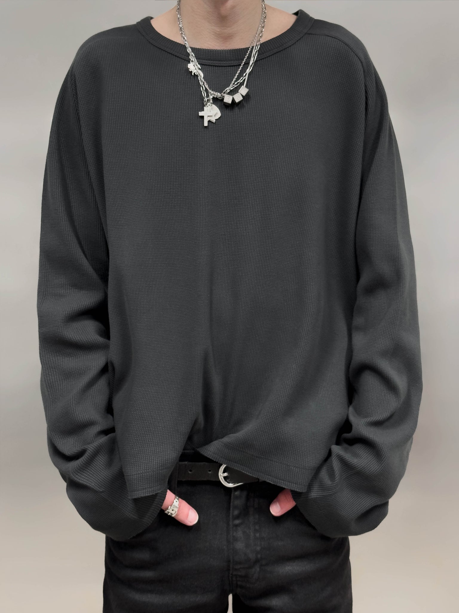 THERMISCHES LONGSLEEVE – VINTAGE SCHWARZ