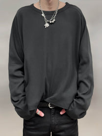 THERMISCHES LONGSLEEVE – VINTAGE SCHWARZ
