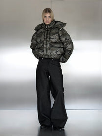 PUFFY JACKET - CAMO