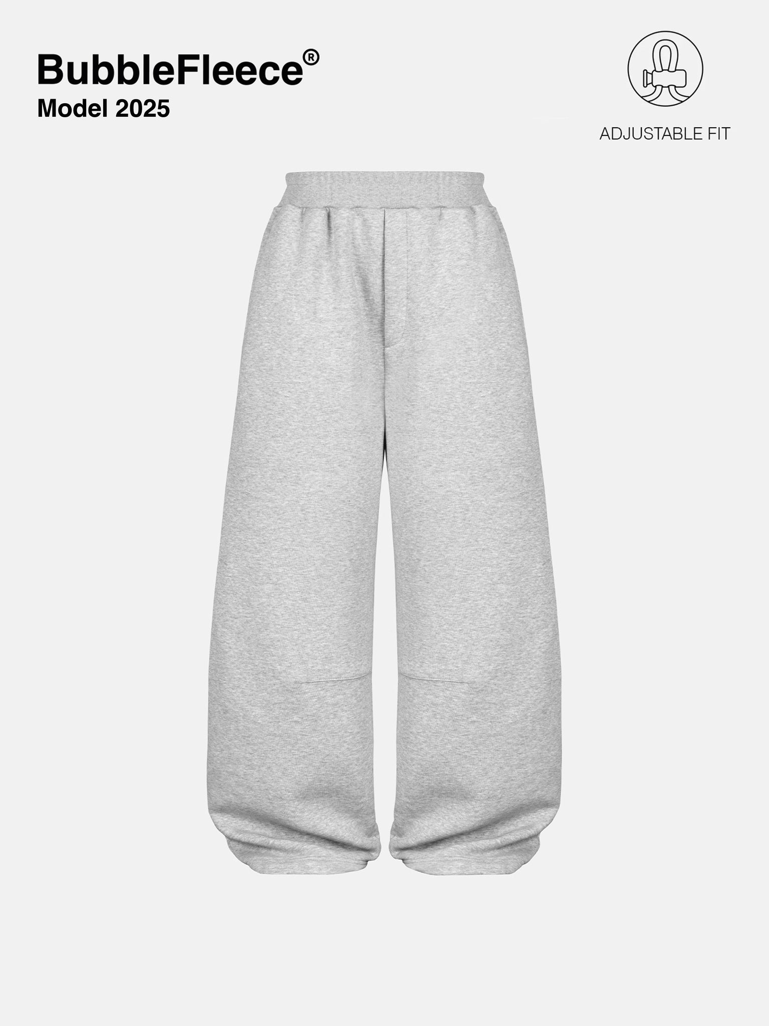 BUBBLE SWEATPANTS - GRAY 2025 MODEL