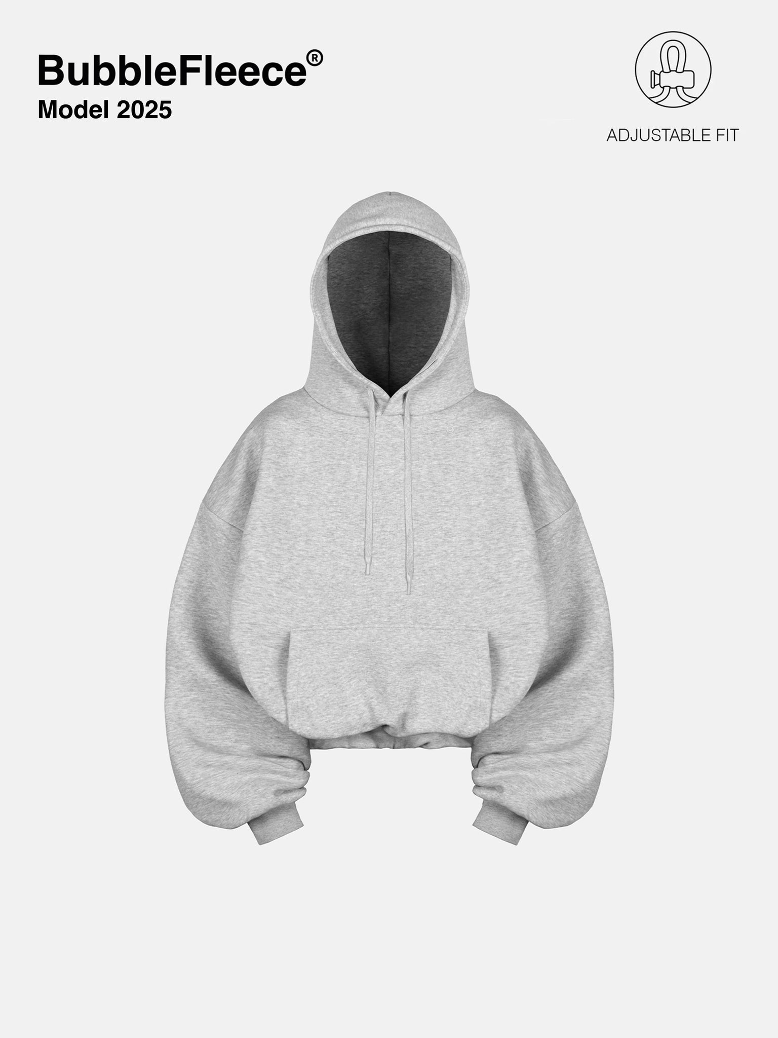 BUBBLE HOODIE - GRAY 2025 MODEL