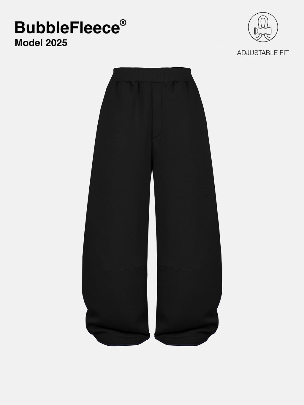 BUBBLE SWEATPANTS - BLACK 2025 MODEL