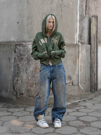 2010 ZIP HOODIE - GREEN