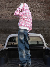 BIKER JEANS - BLUE
