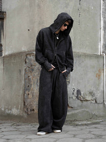 2010 SWEATPANTS - BLACK LEOPARD