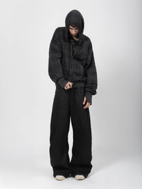 2010 ZIP HOODIE – SCHWARZ KARIERT