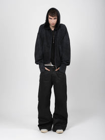 2010 ZIP HOODIE – SCHWARZER LEOPARD