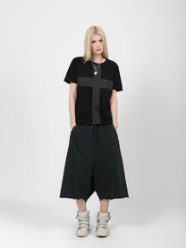 ROUND NECK TEE - BLACK TAPE