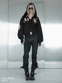 2010 ZIP HOODIE - BLACK