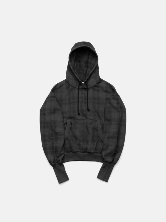 2010 HOODIE - BLACK CHECKERED